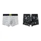 2 Pack (White Print+Blue Print)