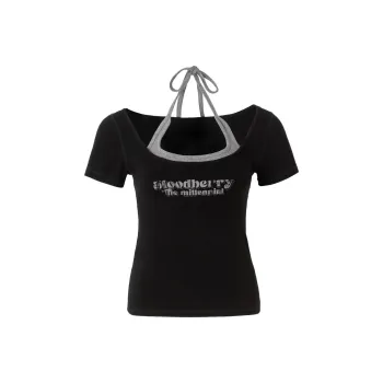 ABCMININ T Shirts Women's Black