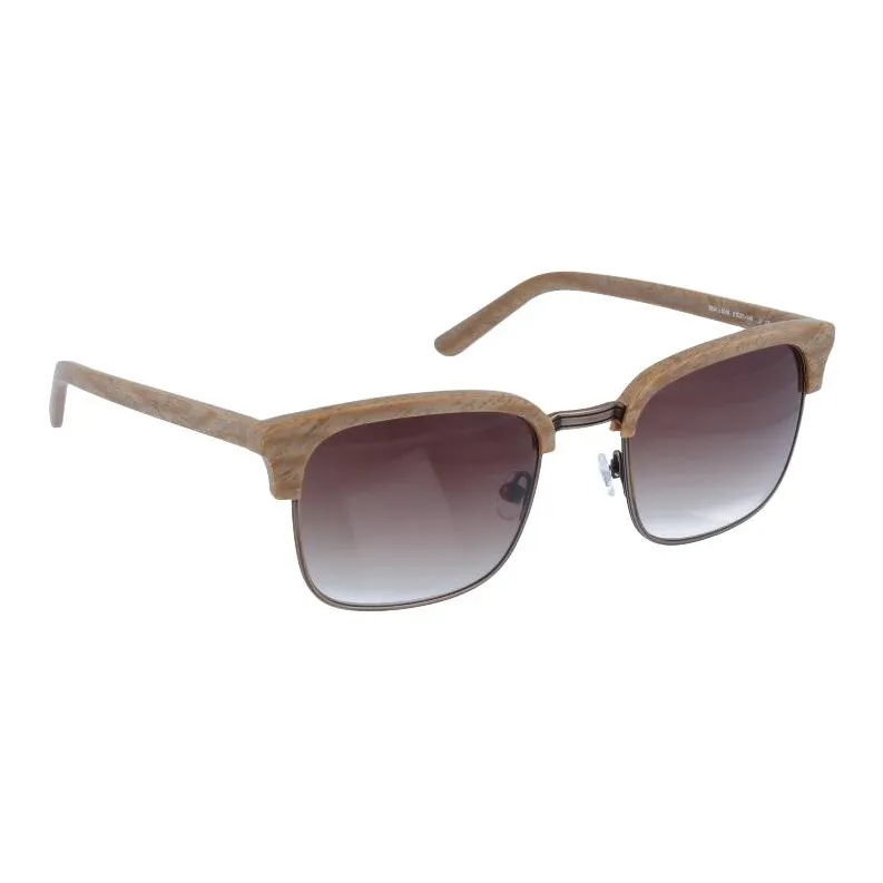 PRODESIGN DENMARK Acetate Square Sunglasses Unisex Brown-1