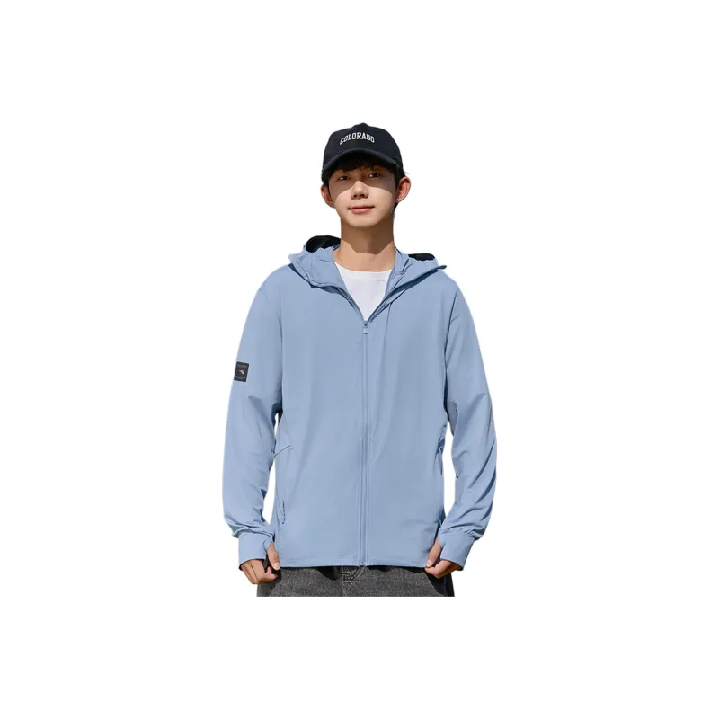 361° Breathable UV Protection Sun Protection Clothing Men's Sky Blue-0