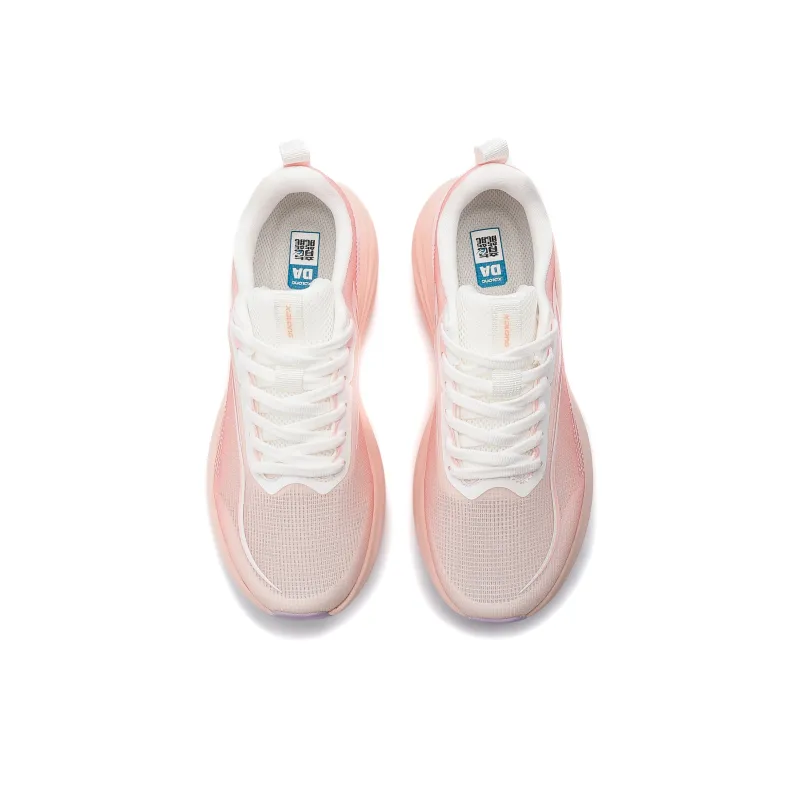 XIDELONG Anti Slip Wear Resistant Low Top Shock Absorbers Sprint Training Running Shoes Women's Peach Blossom Rhyme-2