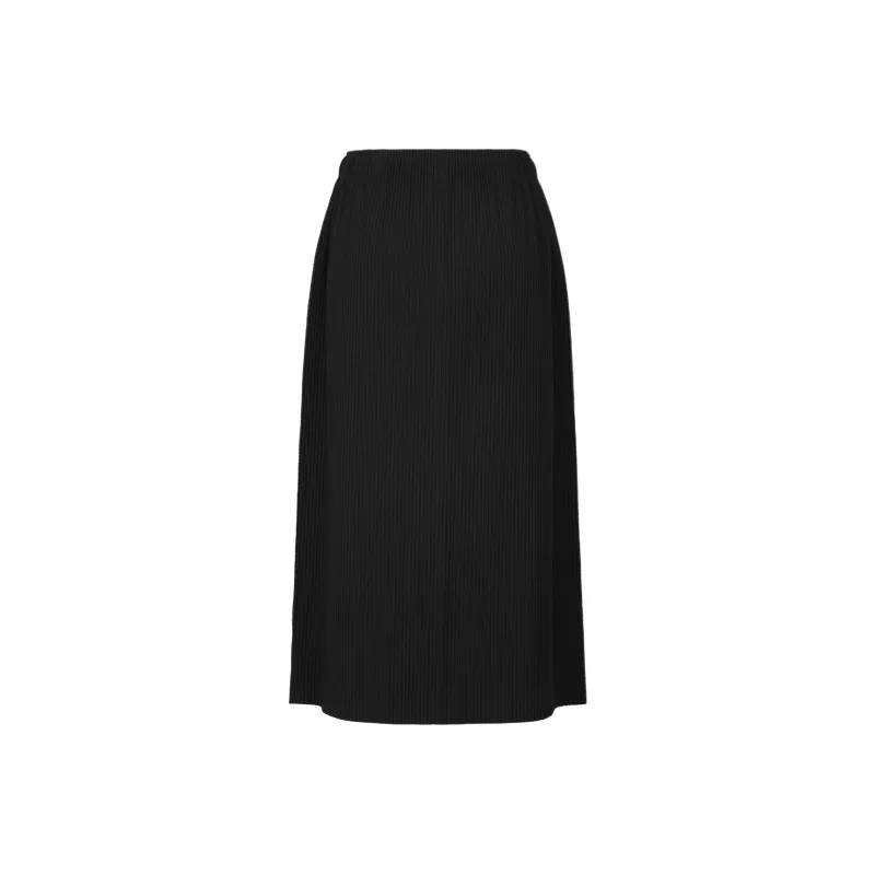 ISSEY MIYAKE Casual Long Skirt Women's Black-1