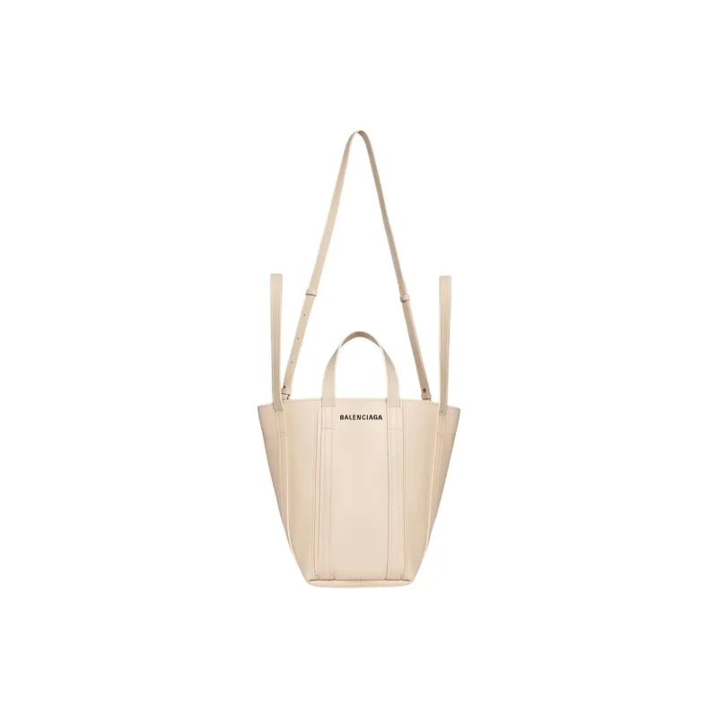 Balenciaga Everyday Grain Calfskin Tote Bag, Shopping Bag, Handbag Women's Light Beige-3