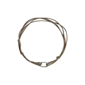 ZARA Metal Necklaces Men's Brown