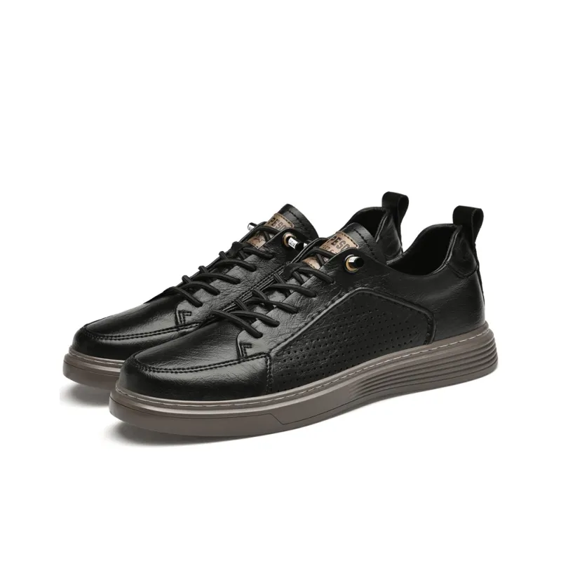 British Knights Low Top Skateboard Shoes Men's Black-2