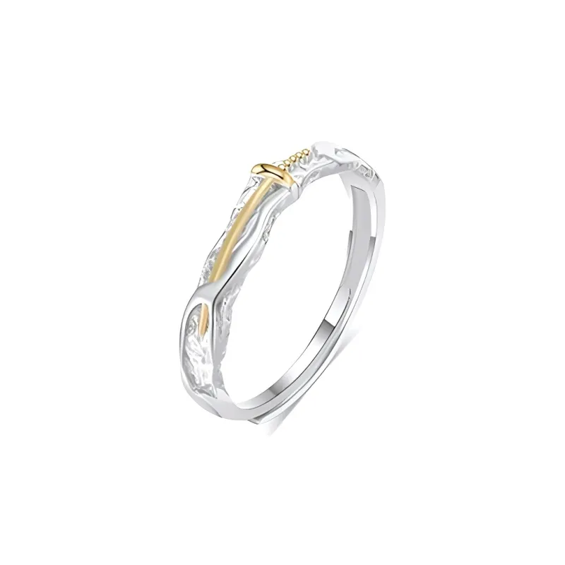 Bailijin S999 Fine Silver Rings Unisex-3
