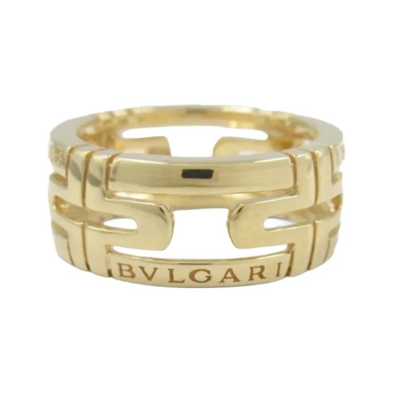 BVLGARI 2010s 18K Yellow Gold Parentesi Ring-0