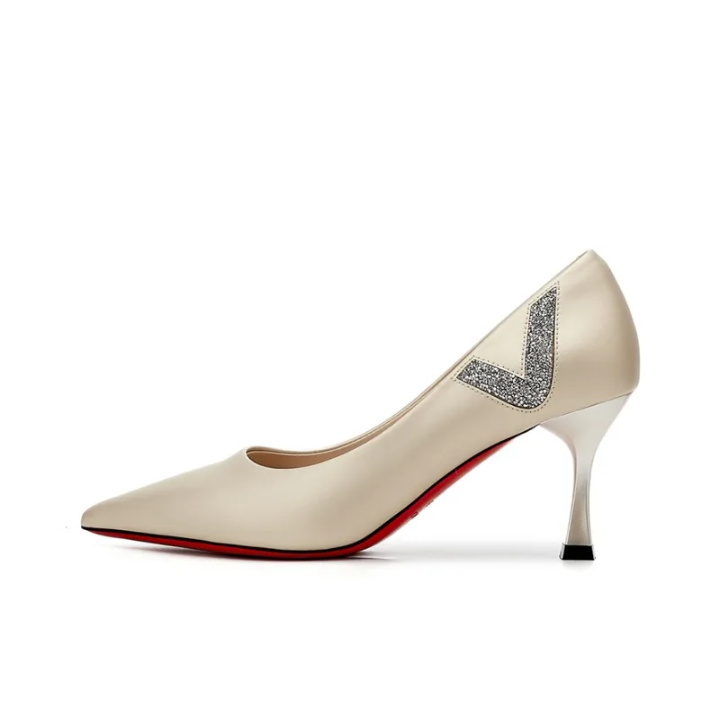 Rich Birds Slim Heel High Heels 7cm Women's-5