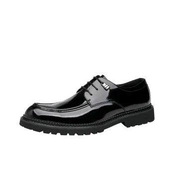 HAPPY DINO Men's Casual Shoes Men Low Top Black
