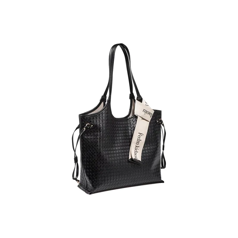 CLEVER& KETCH PU Tote Underarm Shoulder Bag Women's Black-1