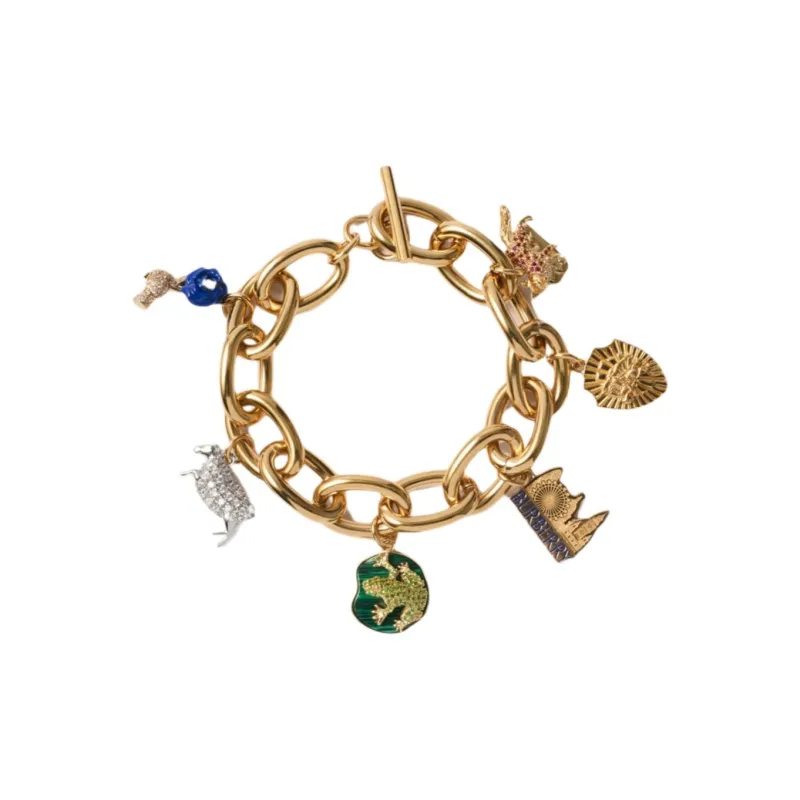 Burberry Brass Bracelets Women's Gold-0