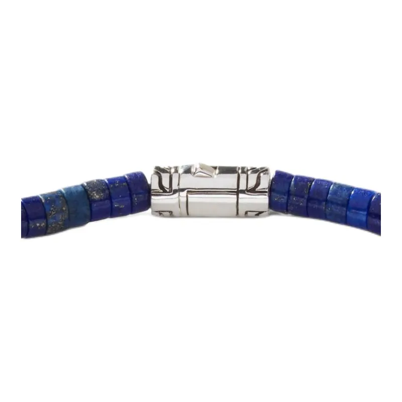 John Hardy Classic Chain Heishi Silver Bead Bracelet-2
