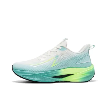 Jianjie Running Shoes Unisex Low Top White/Green/Black/Cyan