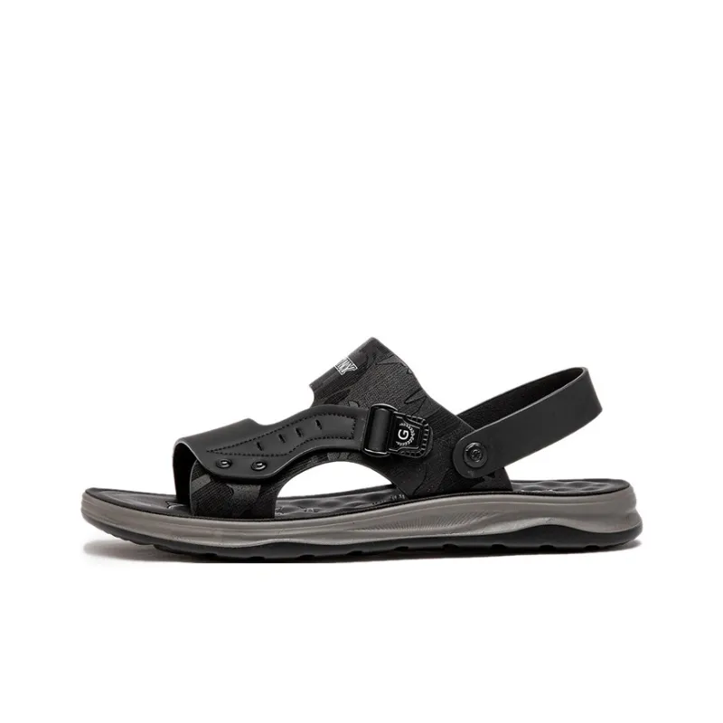 JOSINY Beach Sandals Men's Black-0