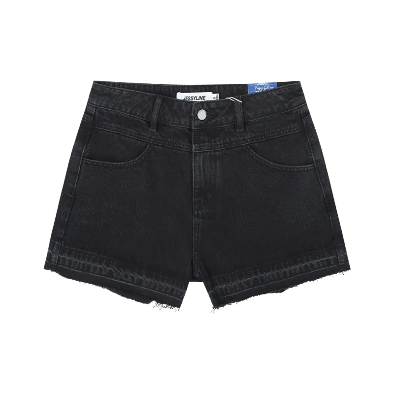JESSYLINE Denim Shorts Women's Dark Gray-0