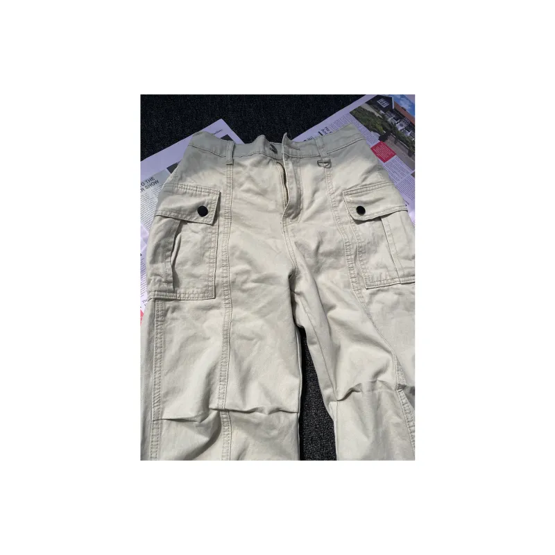 CORNILOT Cargo Pants Unisex Apricot-1