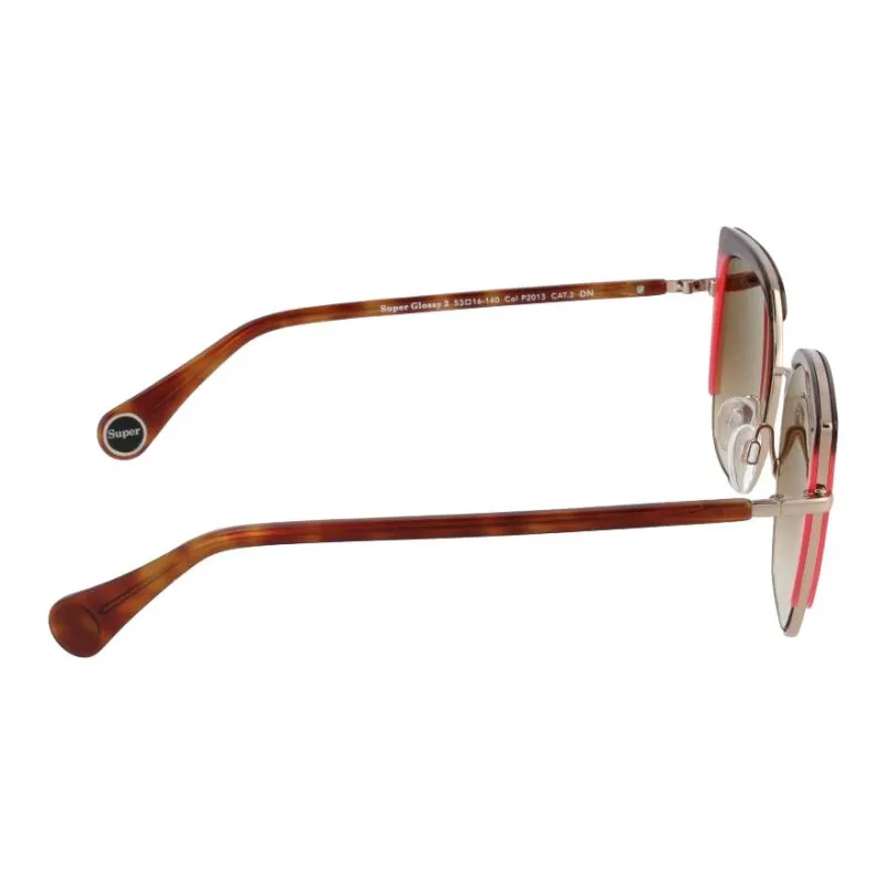 WOOW Subject To Official Website Irregular Shape Sunglasses Unisex Brown-2