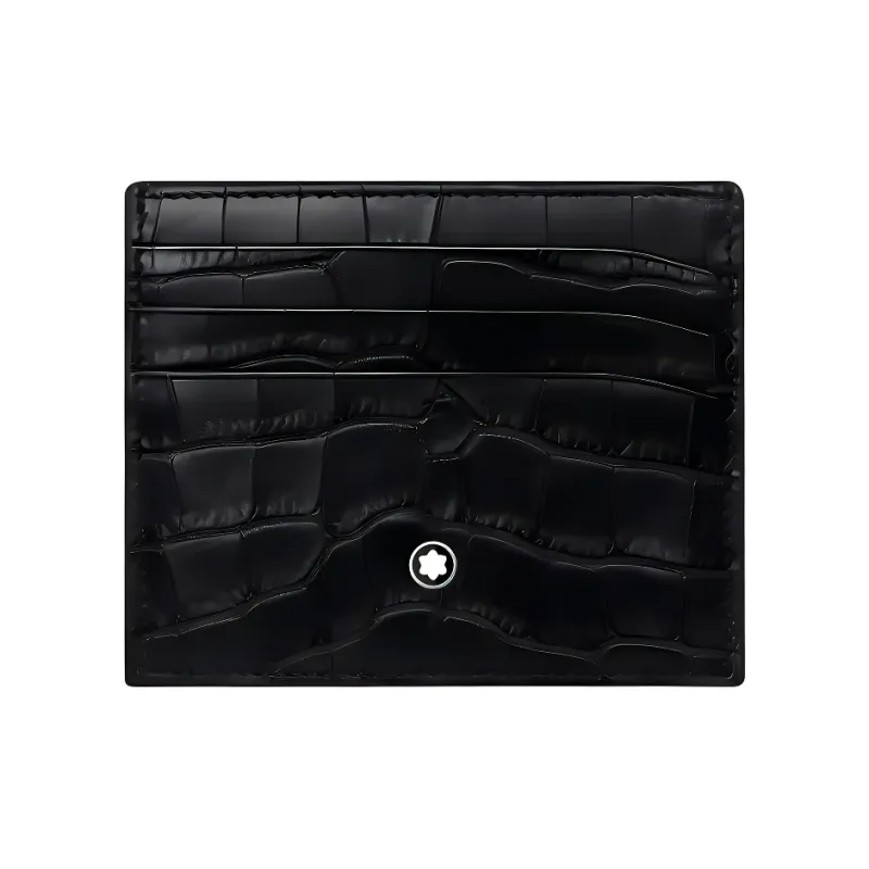 MONTBLANC Cow Leather Card Holder Unisex Black-0