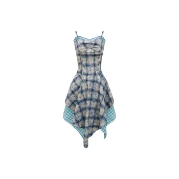 PAZZO Slip Dresses Women's Blue