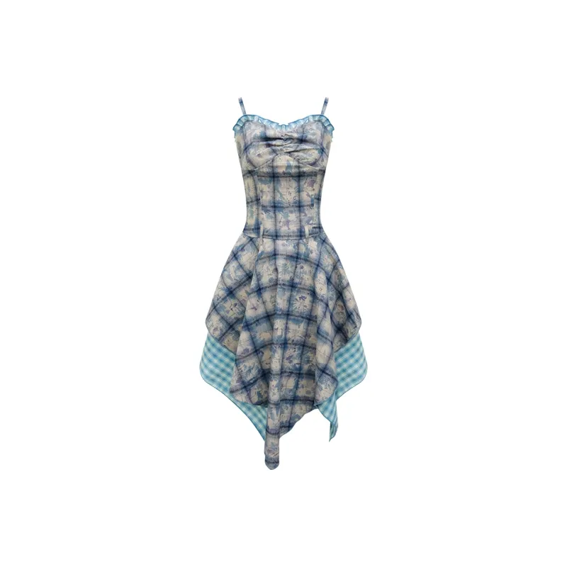 PAZZO Slip Dresses Women's Blue-0