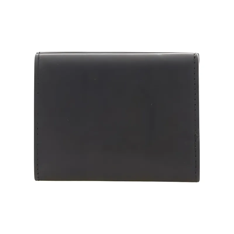 MOSCHINO Cow Leather Wallet Men's Black-2