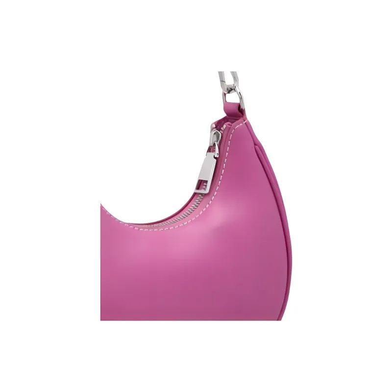 KARL LAGERFELD Cowhide Leather Shoulder Bag, Handbag, Shoulder Bag Women's Purple-4