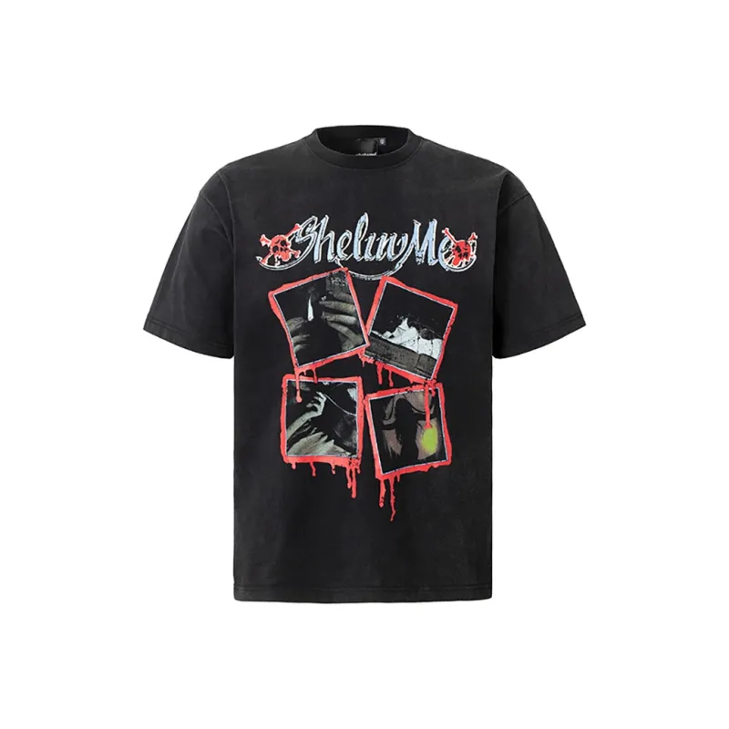 FAKE VINTAGE T Shirts Unisex Black-0