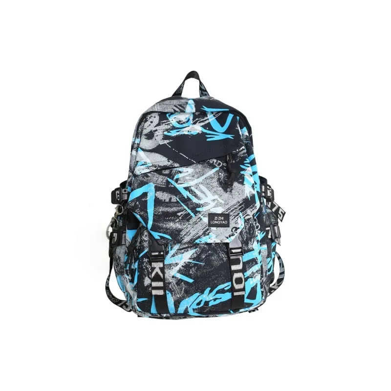 Vack Nylon Backpack Unisex Multicolor-14