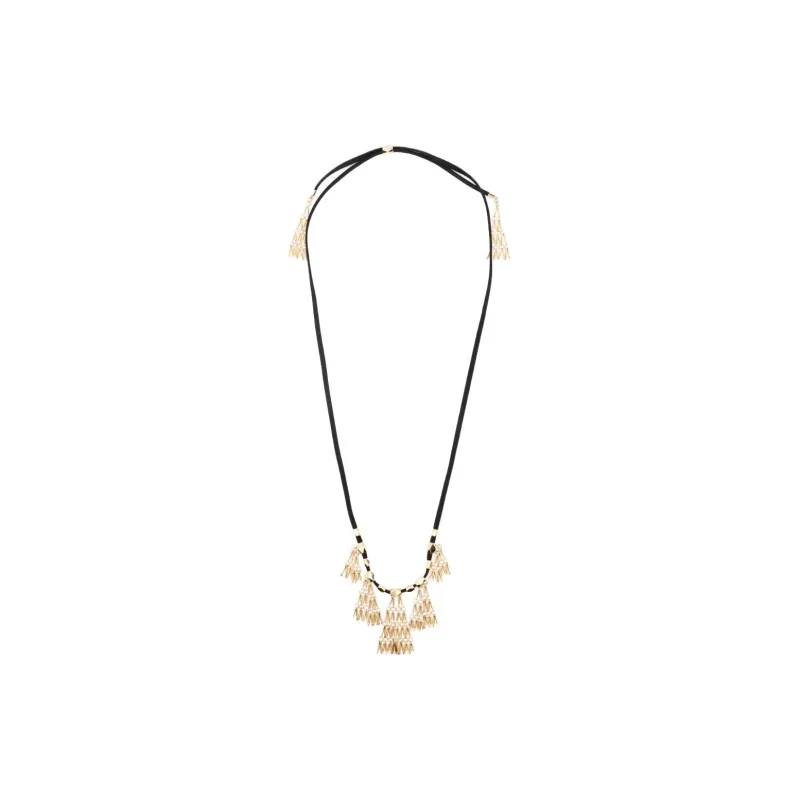 ISABEL MARANT Brass Necklaces Women's Black-1