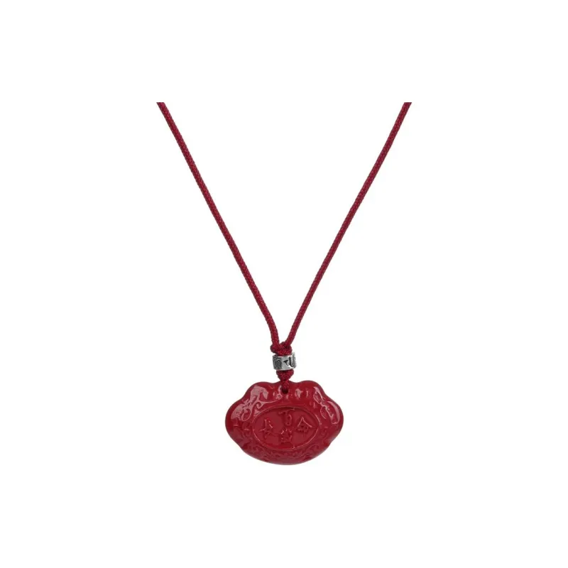 YANXIANGYUAN Cinnabar Pendants Unisex-0