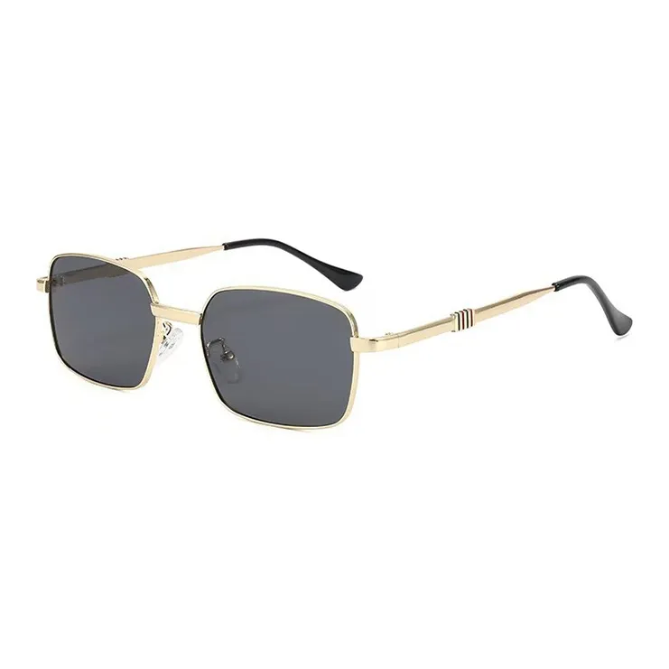 YUZHAOLIN Metal Plastic Rectangular Sunglasses Unisex-1