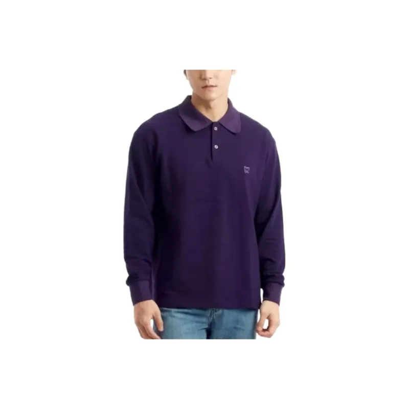 Needles Polo Shirt Men's Purple-0