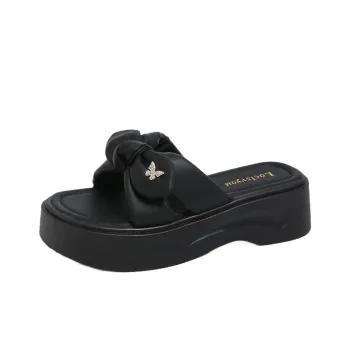 WUJI Rubber Sole Metal Slip Resistant Abrasion Resistant Slide Slippers Women's