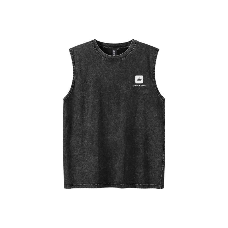 CHOUCHOUS Tank Tops Unisex-0
