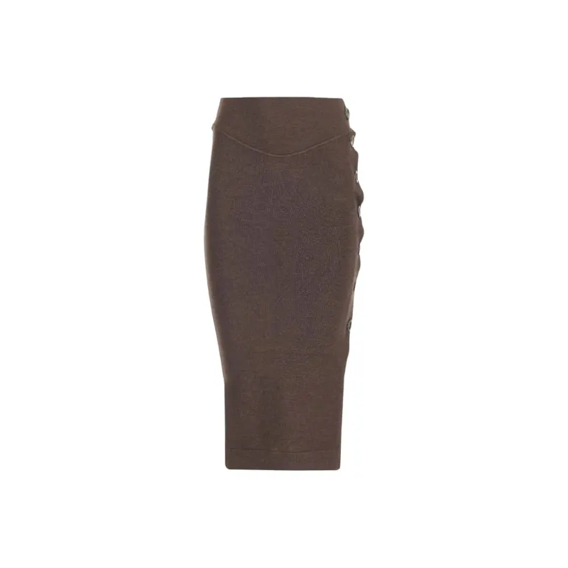 Vivienne Westwood Casual Long Skirt Women's Brown-0