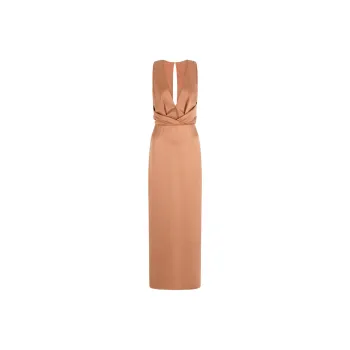 AMANI Sleeveless Dress Women's Brown