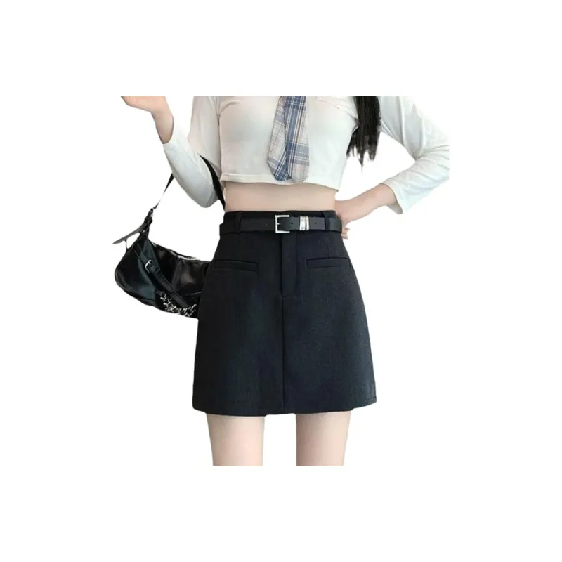 Mu Qingqing Casual Short Skirts Women's-0