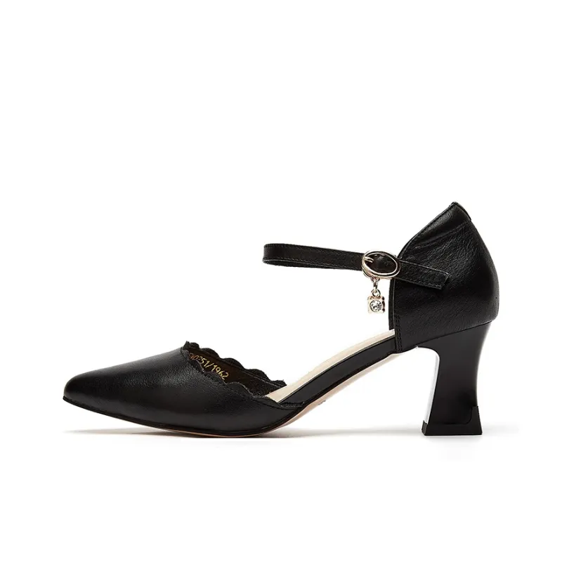 Rich Birds Chunky Heel High Heels Women's-0