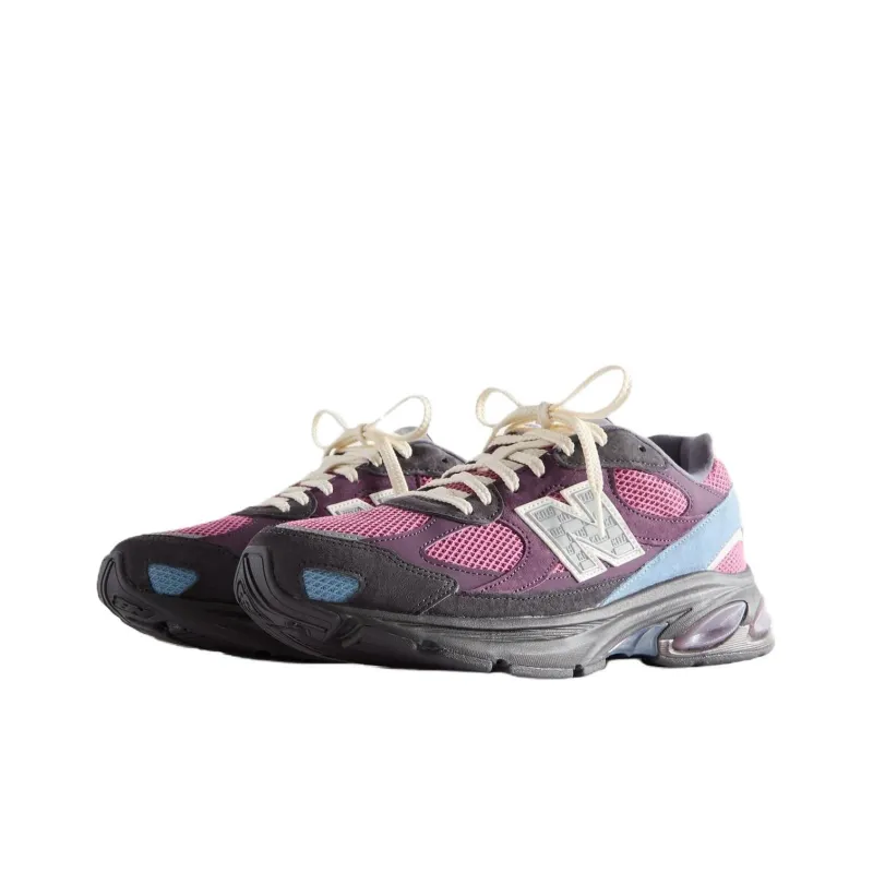 KITH x New Balance NB 2010 Anti Slip Wear Resistant Low Top Casual Running Shoes Unisex Purple Black-3