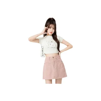 YINLEI Denim Short Skirts Women's