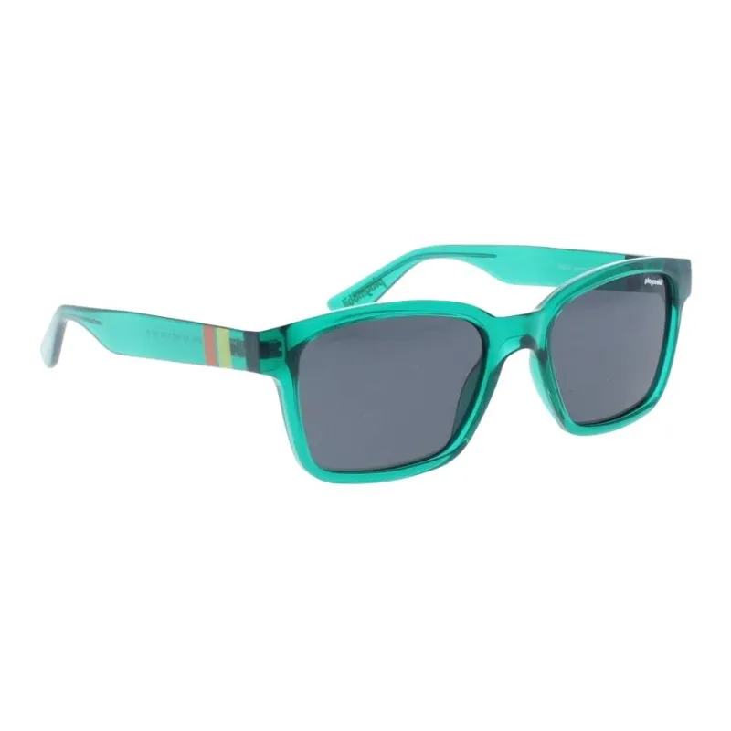 PLAYMOBIL Acetate Square Sunglasses Kids' Cyan-1