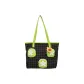 Black green + sunflower pendant