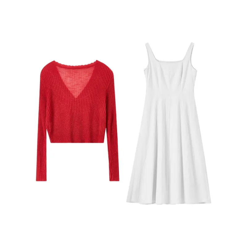 SENTUBILA Two Piece Skirt Sets Women's-1