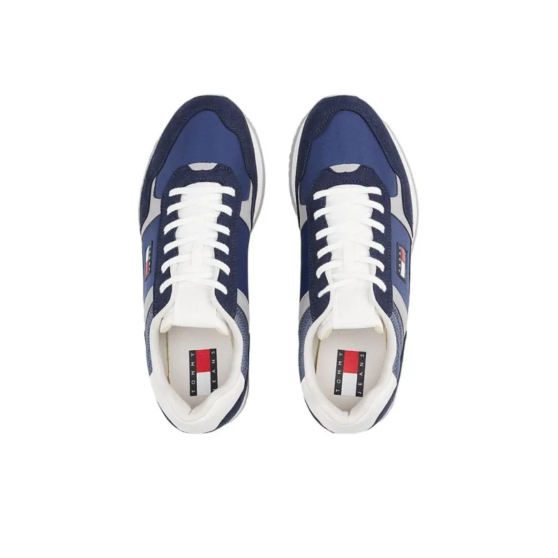 Tommy Hilfiger Trainers Low Top Casual Shoes Men's Dark Blue-3