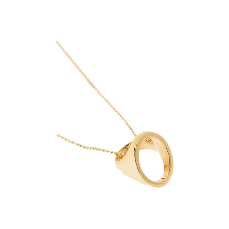 MM6 Maison Margiela Ring charm Necklace-3