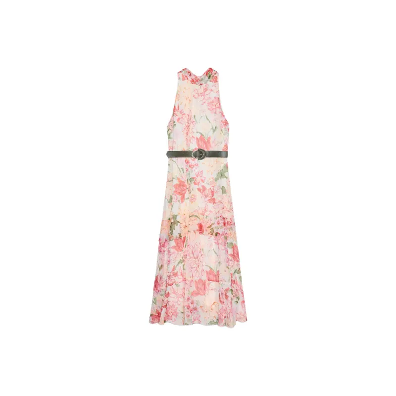 ZARA Sleeveless Dresses Women's Multicolor-0