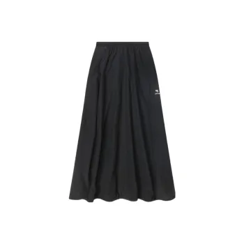 Balenciaga FW22 Casual Long Skirt Women's Black