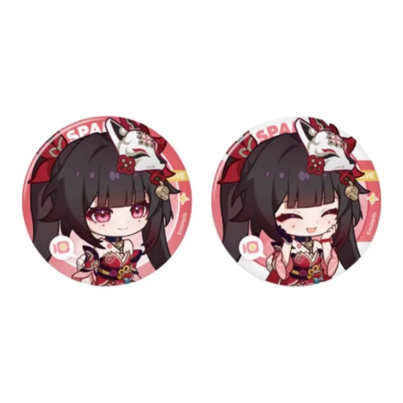 MIHOYO Honkai Star Rail, Jimi's Parlour Collection Tinplate Badges-14