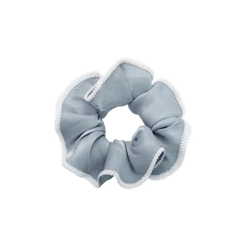 ROYALSASA Silk Chiffon Hair Tie Women's-4