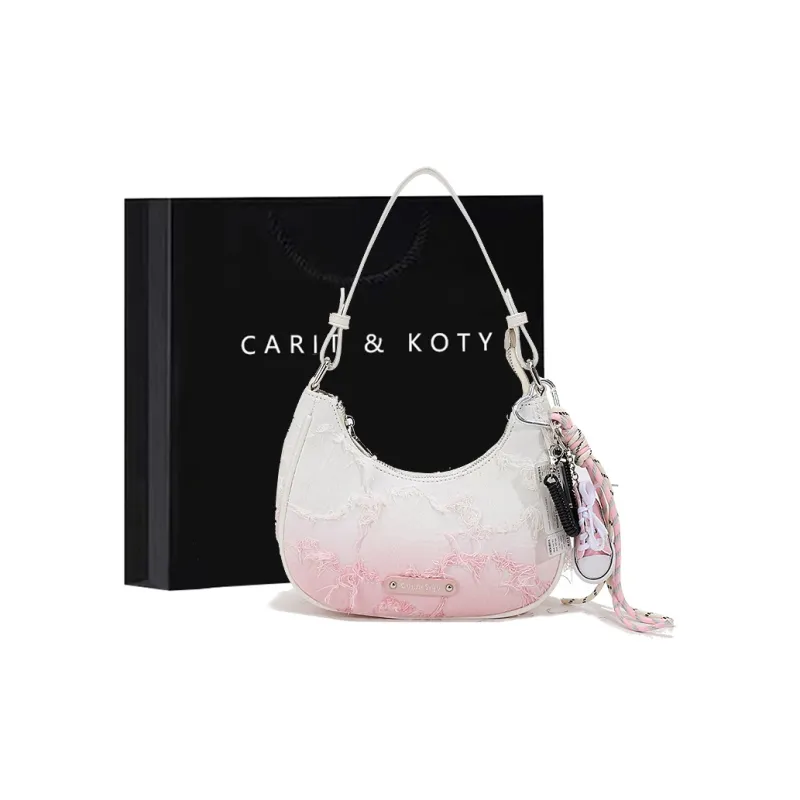 Carit&Koty GUIMISIYU Collaboration PU Shoulder Bag Women's Gradient Pink-0